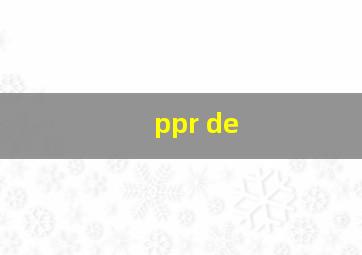 ppr de